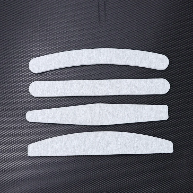 Factory Wholesale High Quality Professional Custom Logo  Zebra Half Moon Nail File
