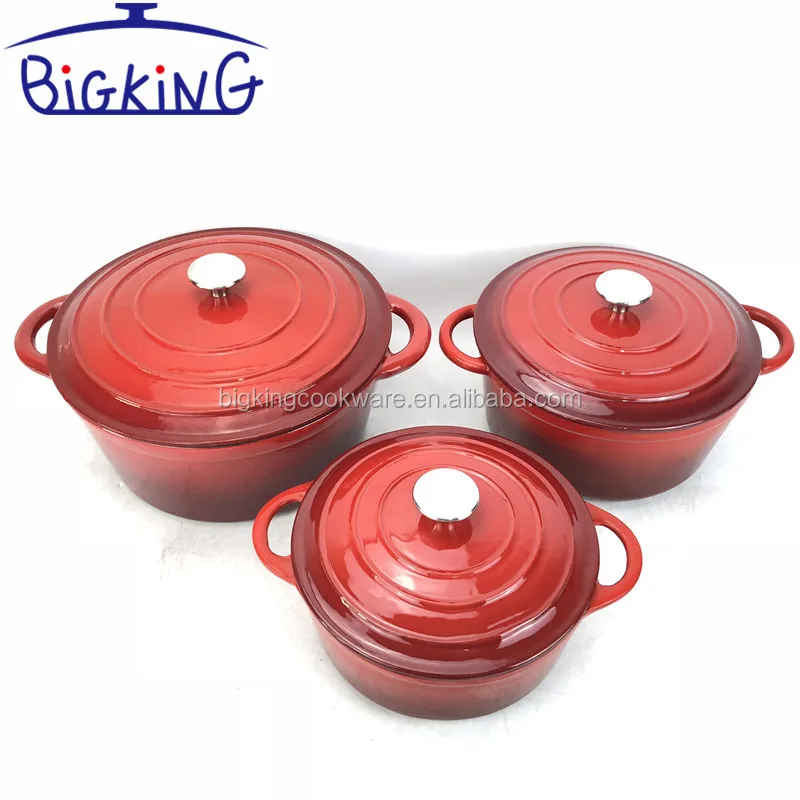 5L cast iron enamel pot rice cooking pot Casserole Dish
