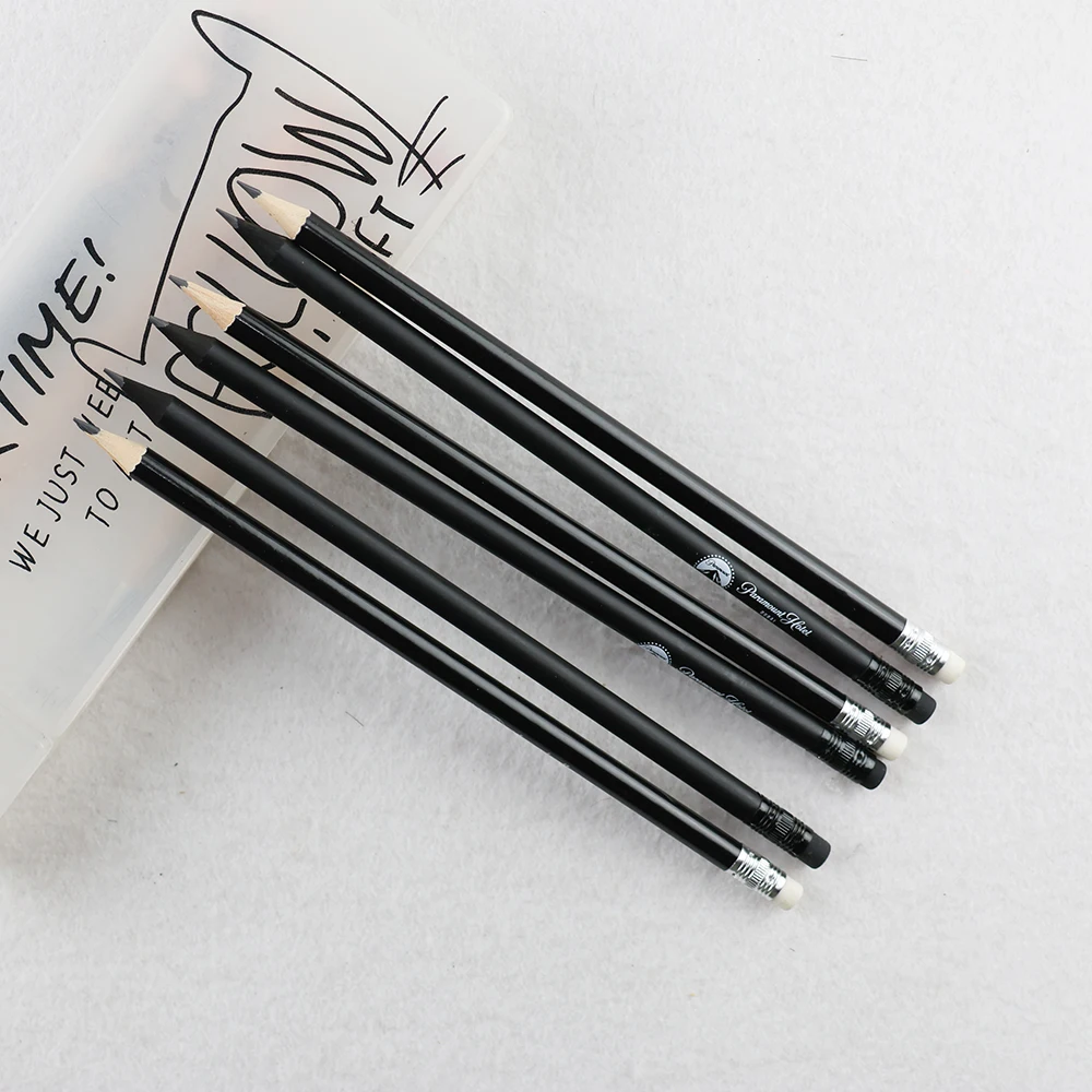 GemFully chinese e commerce sites novelty stationery 2b pencil wood black wood pencils for kids