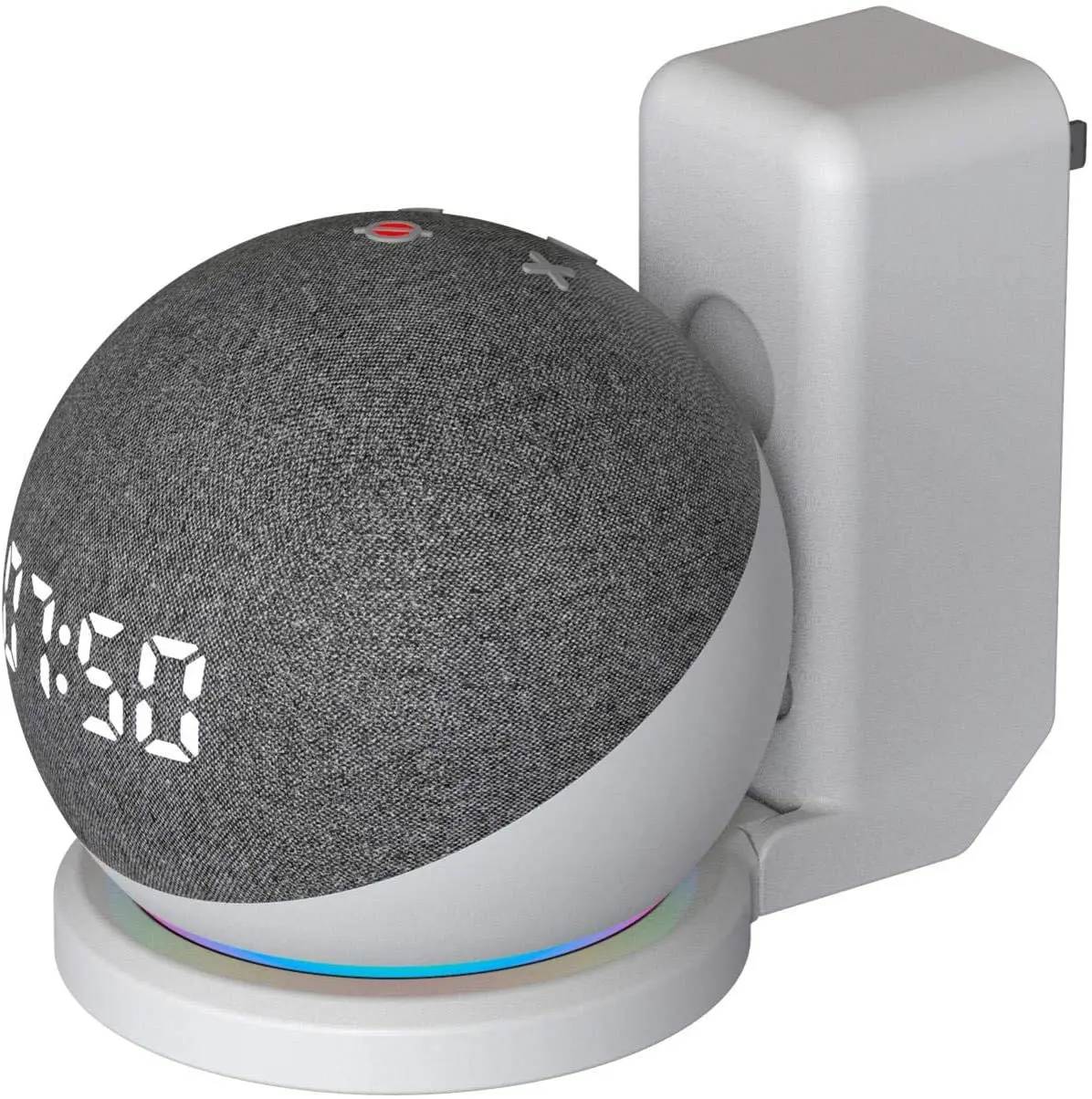 Echo Dot 4 Wall Mount Outlet Shelf Holder Stand for Echo Dot 4th Gen