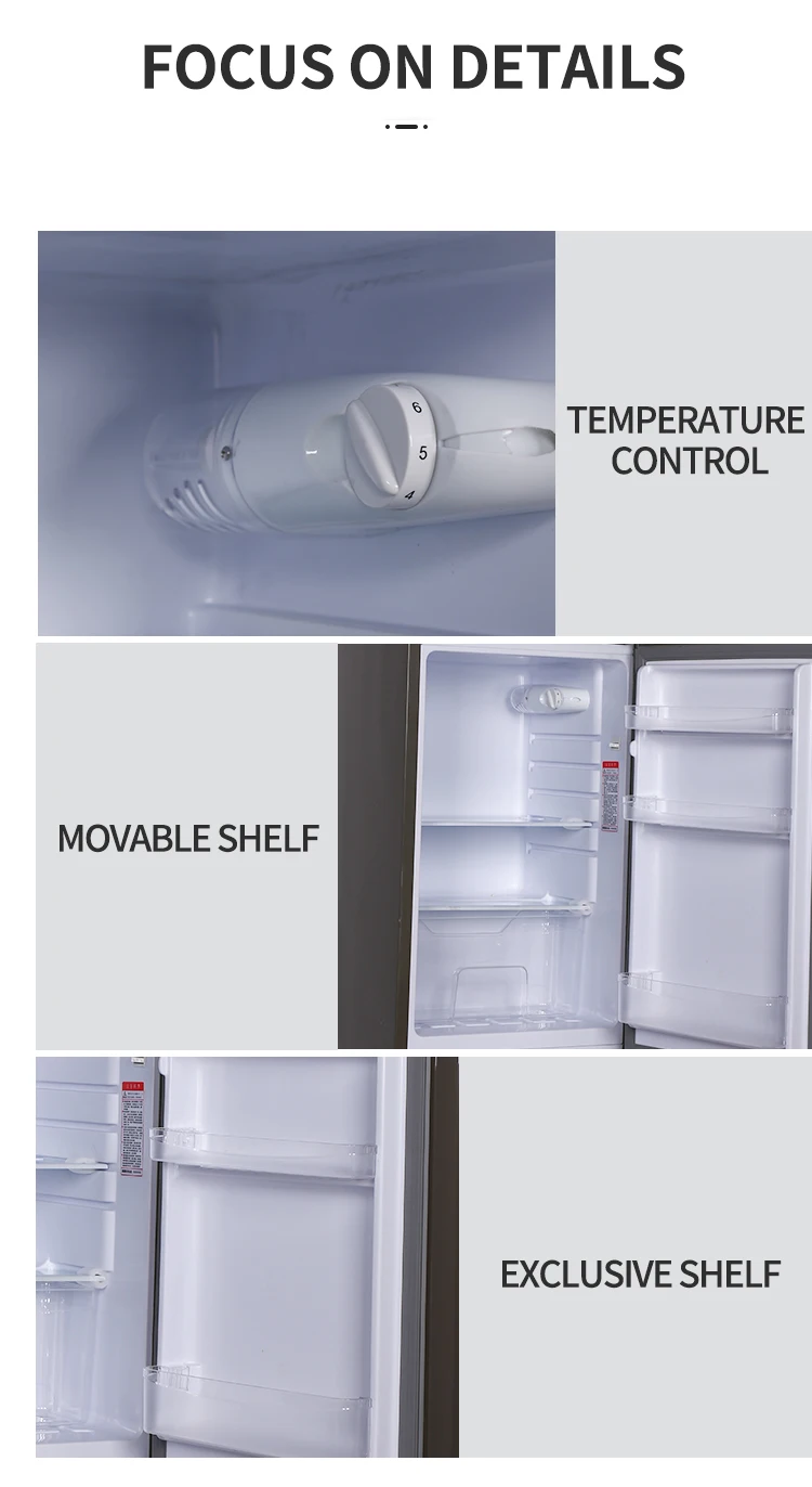 SNOWSEA good products BCD-138 double door fridges refrigerator for homes mini fridge