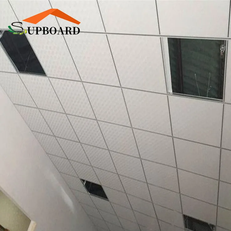 Hanging Ceiling Veneer Gypsum Ceiling Board Panels For  Residential