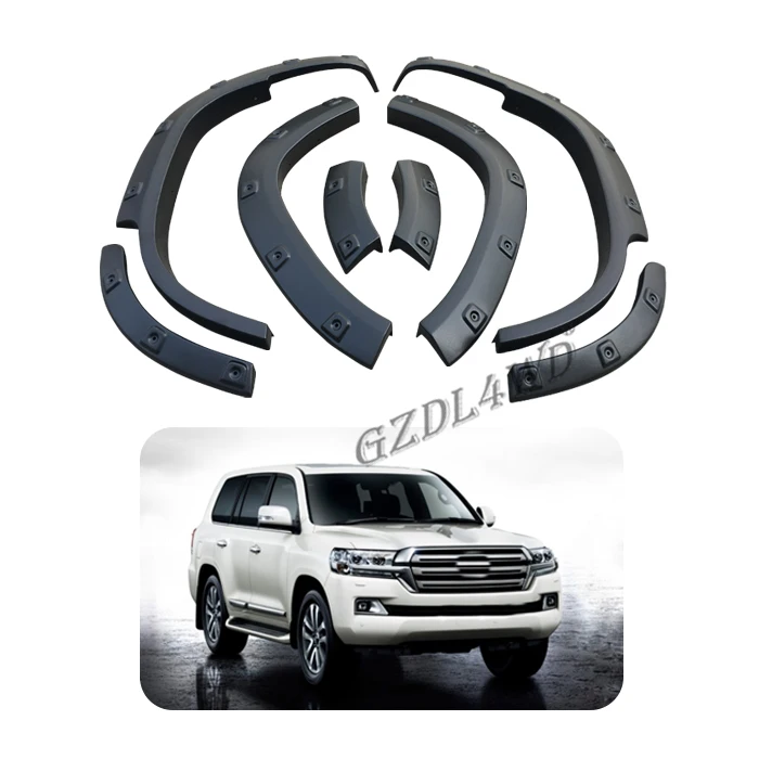 GZDL4WD 4x4 брызговики ширококолесные арки для бровей крылья lc200 FJ200 LAND CRUISER 200 серии 2007 - 2021