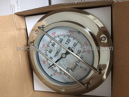 Dual Scale -40C to +160C Thermometer Temperature Gauge ISO Tank Container Spare Parts Made of Durable Plastic