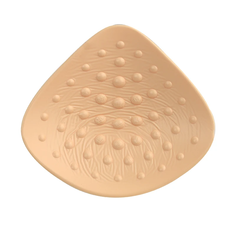 QWVDTR Triangular Silicone False Breast for Mastectomy Breast Cancer Woman Massage Granules False Artificial Boob