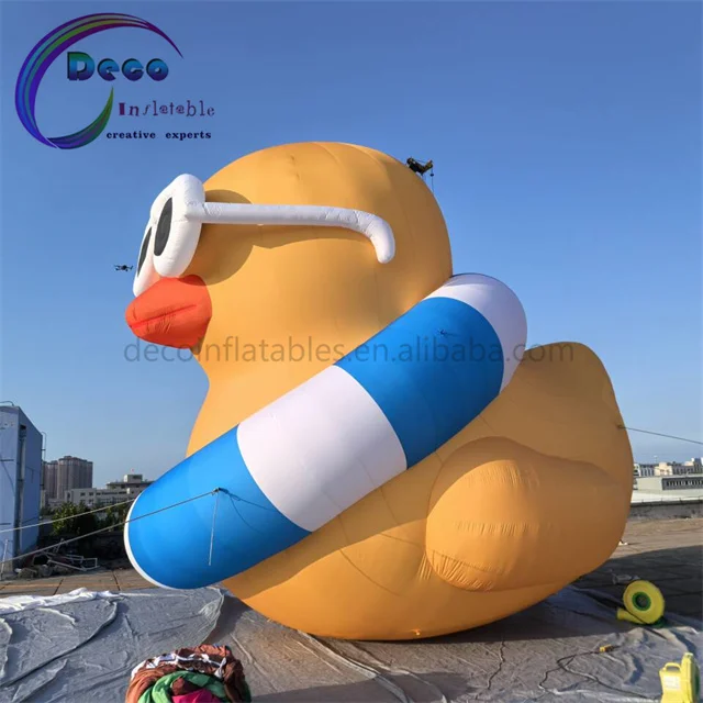 Inflatable Yellow Duck Giant Advertising Inflatable for Party and Promotion Balloon Costume Mascot Model