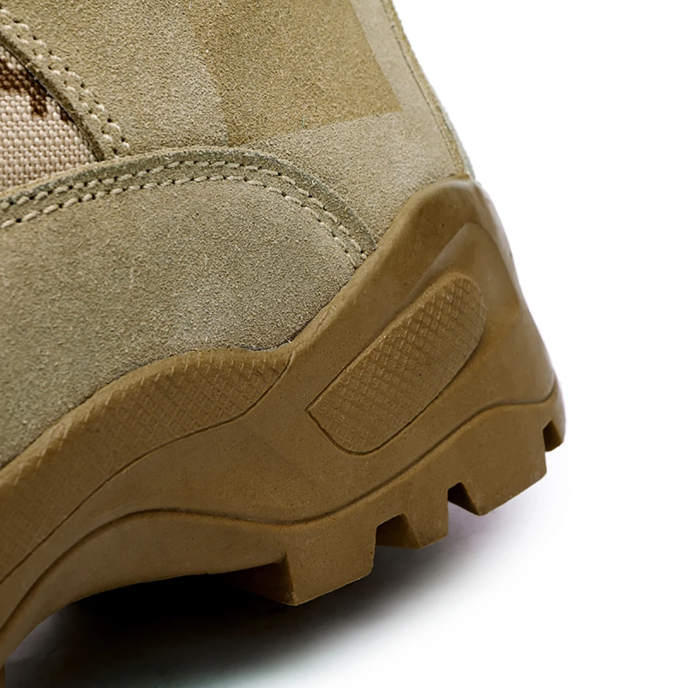 XINXING Camouflage Khaki Color Tactical Uniform Leather Boots for Outdoor Activities Tactical Uniform Leather Footwear