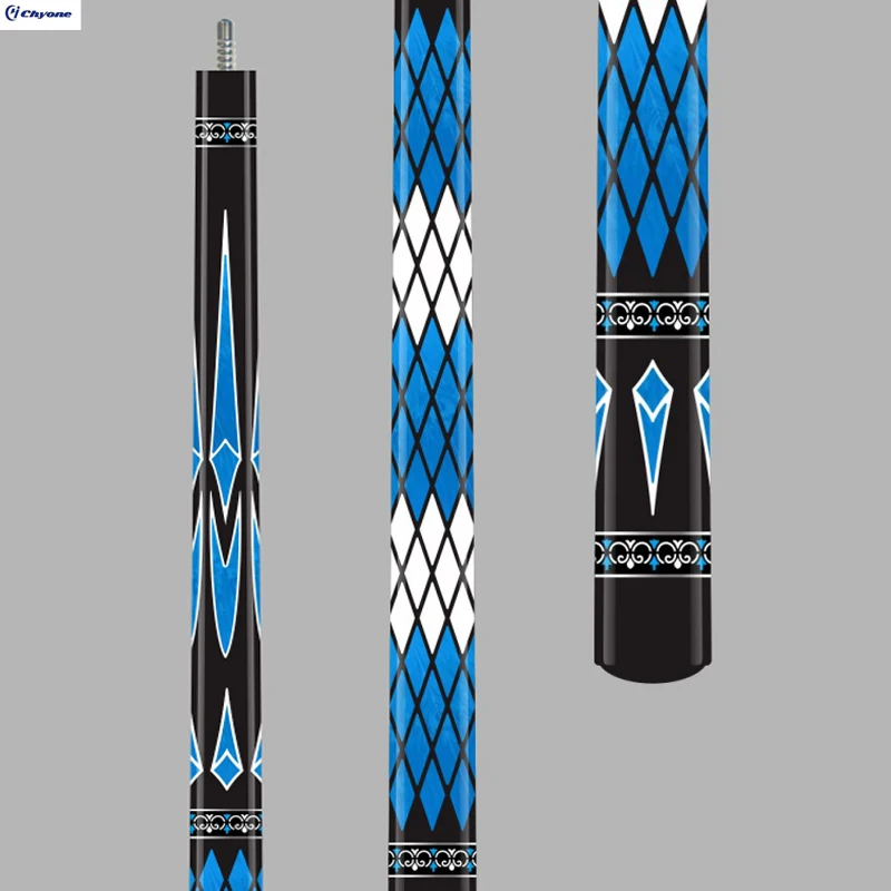 12mm newest JMC hard maple wood with very straight shaft decal carom cue sticker 3 cushion cue