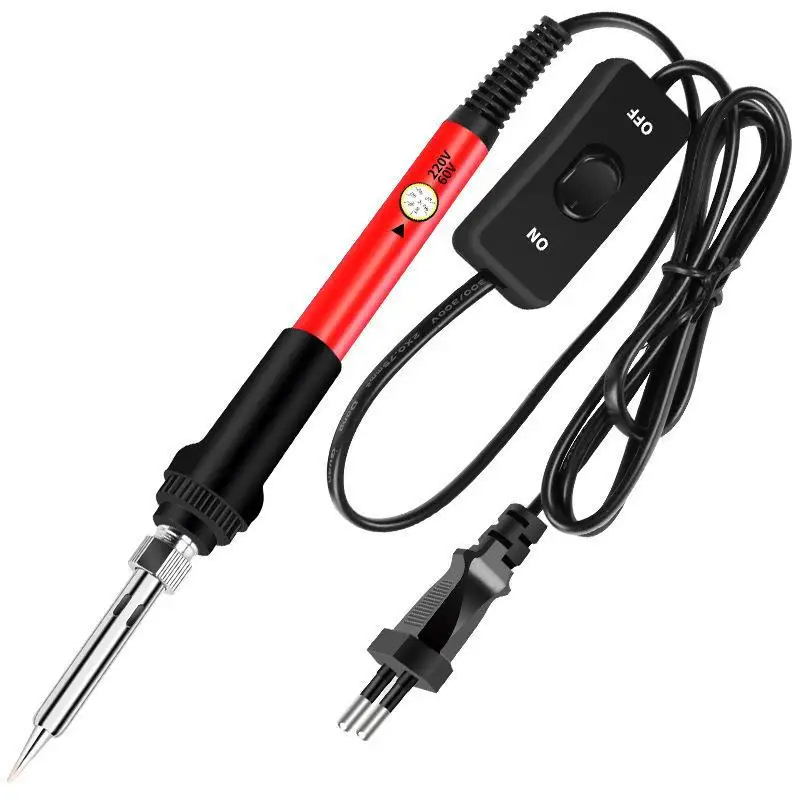 19PCS 60W Digital Electric Soldering Iron 220V 110V Temperature Adjustable LCD display Solder welding iron tool kit Tips 60W
