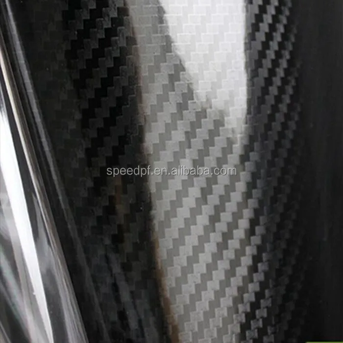 1.52x18M High Adhesive Bubble Free Auto Vinyl Wrap 5D Carbon Fiber Adhesive Roll