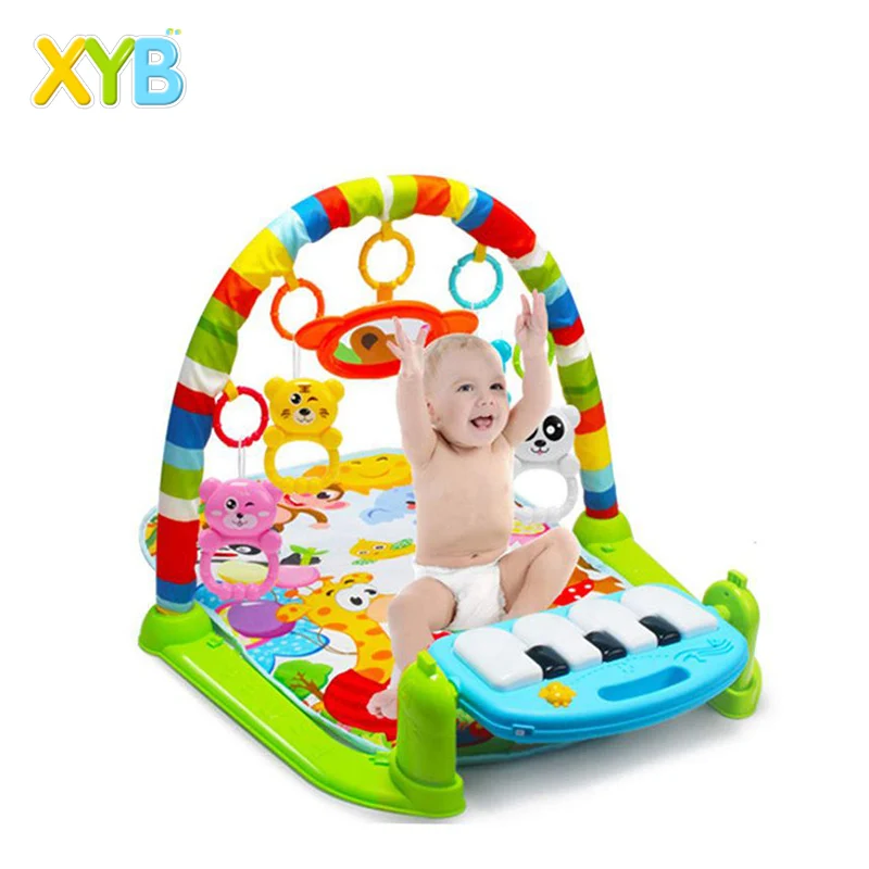 
XYB educational piano mat musical baby piano fitness rack crawling mat multi-function baby play mat 
