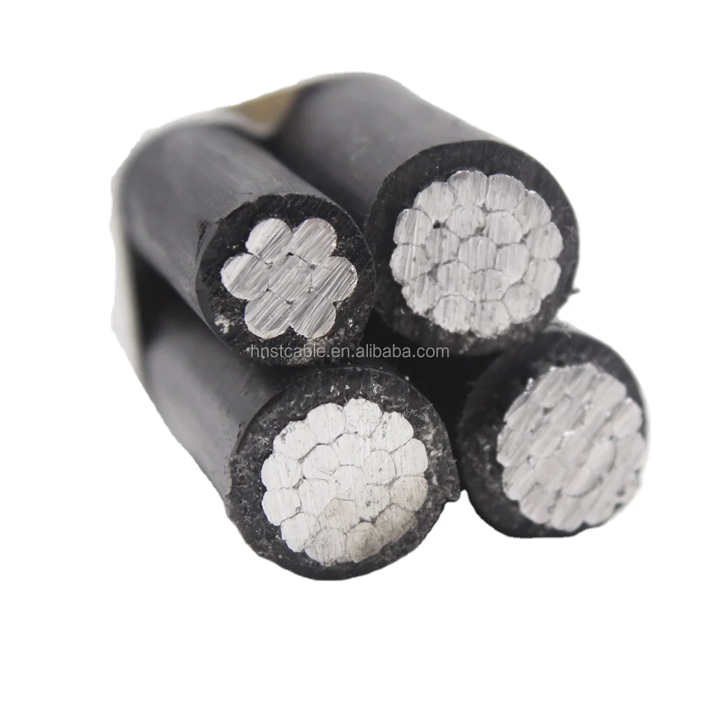 Power transmission abc cable overhead aluminum cable price per meter