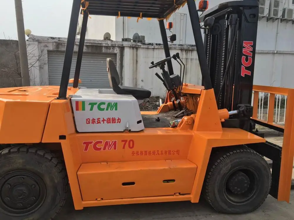 Excellent Quality Used FD70 TCM 7T Forklift ,3T 5T 10T 20T Tcm Forklifts Original From Japan for sale