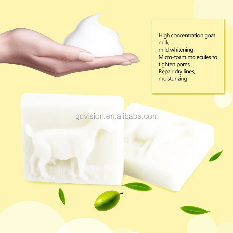 No label handmade organic moisturizer acne melasma melt and pour soap base goat milk