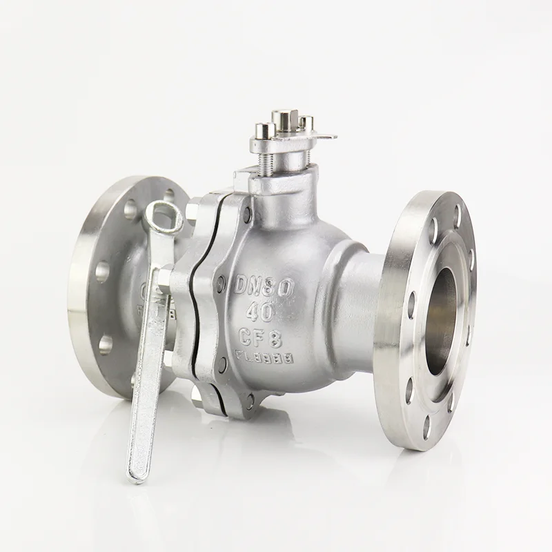 High Quality Q41F-40P Stainless Steel Flange Ball Valve Customizable OEM Support Manual Power Water Oil High-Temperature Media