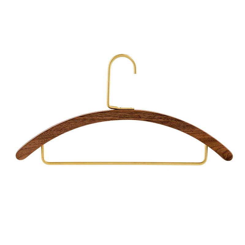 Showroom Transparent Bag  Bedroom Designs Custom Baby Kids Wall Mounted Velvet Wooden Hangers For Clothes