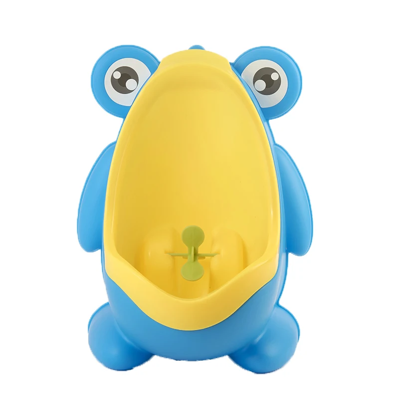 Frog Potty Baby Boy Potty Training Free Standing with Sucker Cartoon Toddler Urinal Kids