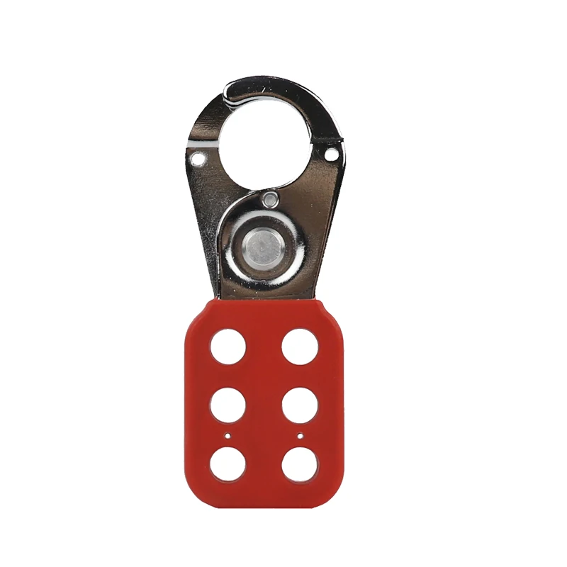 Cheap Industrial 6 Hole Galvanized Steel Hasp With 1 inch Jaw For Lockout Tagout K01