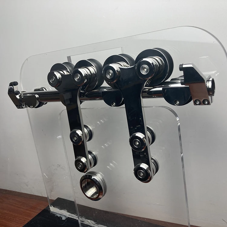 Frameless Bathroom Shower Room Stainless Steel Glass Sliding Door Fittings Hardware Accessories
