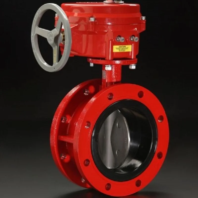 Brass  or Stainless Steel Triple Eccentric Worm Gear Driven wafer type butterfly valve