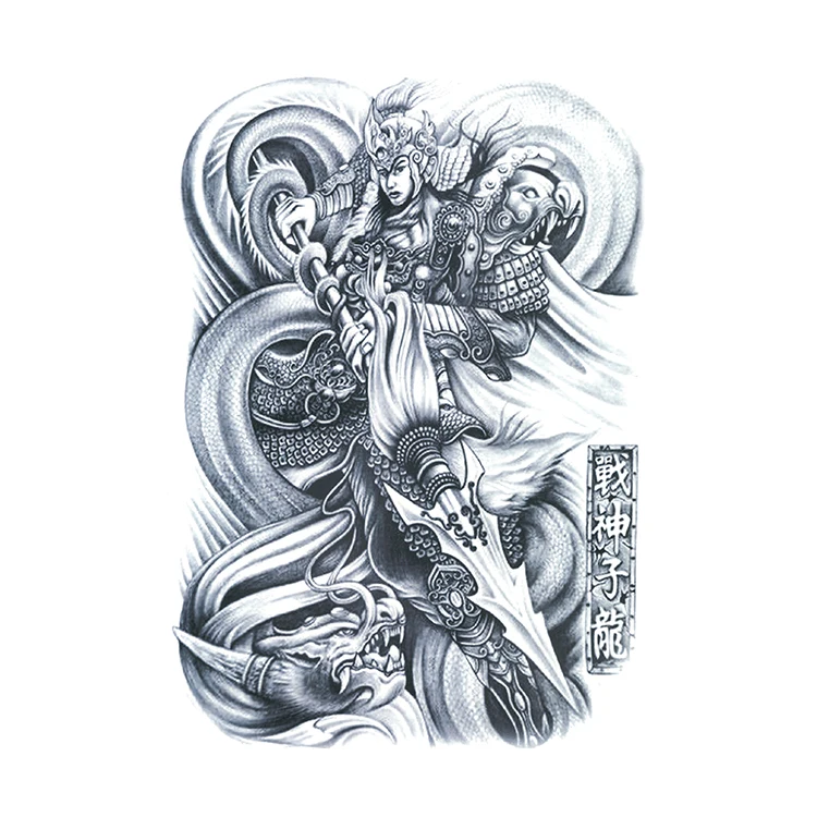 Temporary Tattoo Design Chinese Gmpc Factory Full Back Waterproof Tattoo Stickers