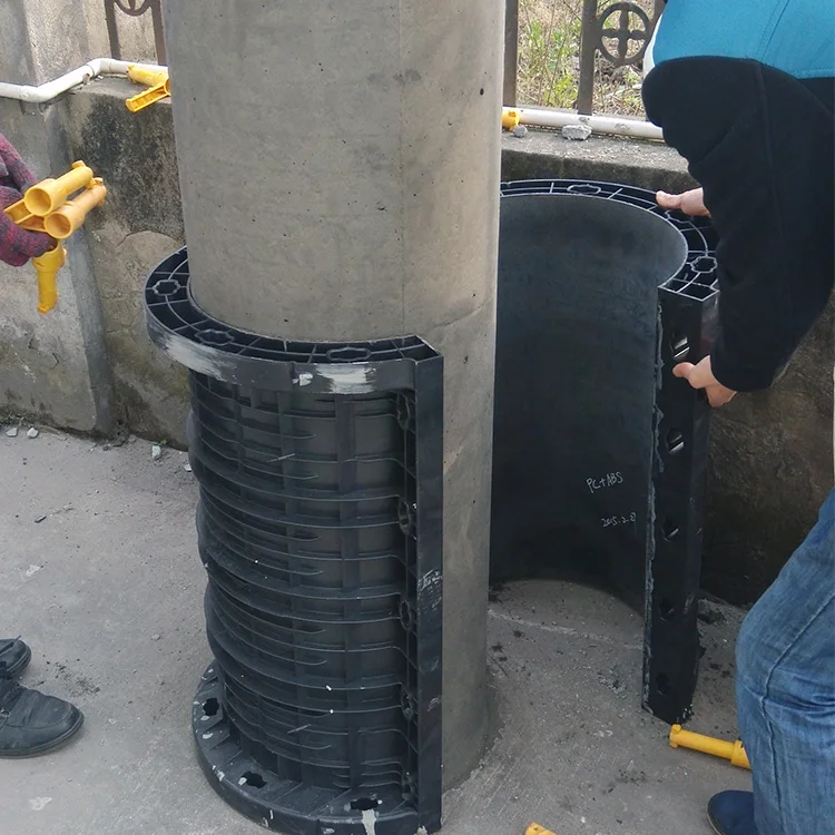 Plastic round column, better than circle steel column