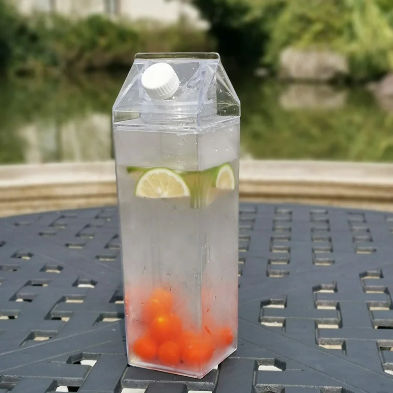 BPA Free Eco Friendly Juice Bottle 1L Shaker Bottle Milk Box Plastic Milk Bottles