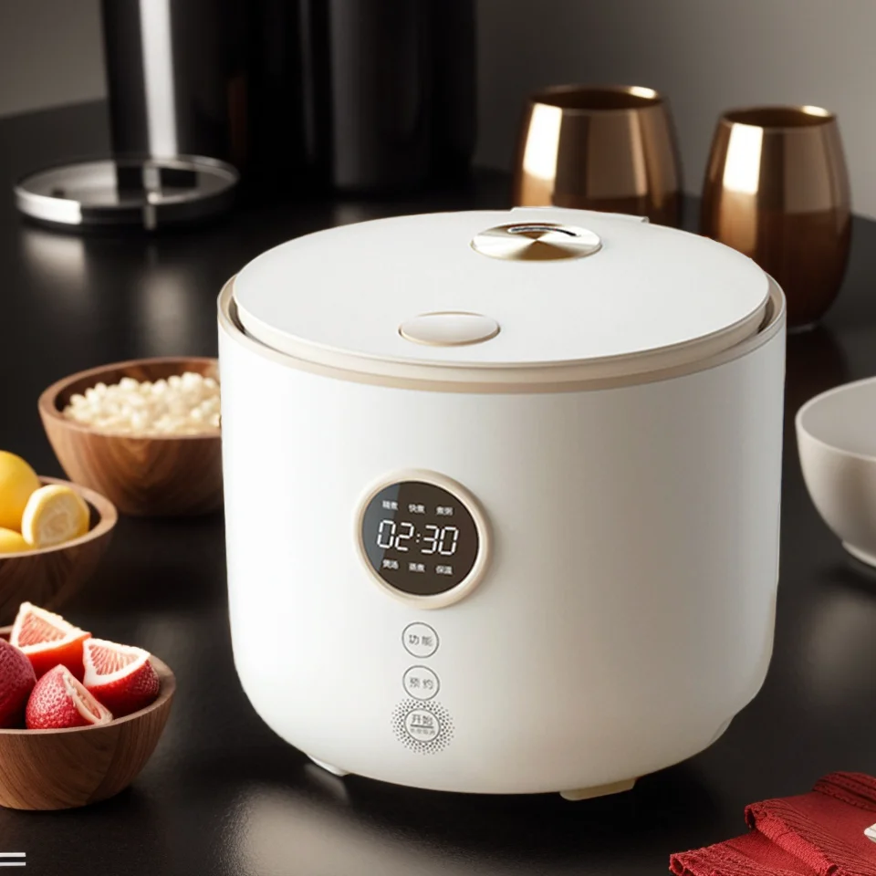 Multi-Function Rice /Soup /Pasta /Porridge /Ramen Boiling Water Mini Electric Cooker Non-Stick Rice Cooker