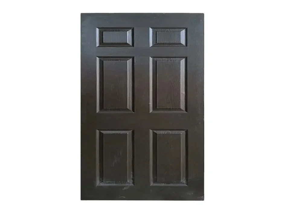 Cheap Price  Waterproof WPC Door Panel Door Skin China PVC Film Laminated Door