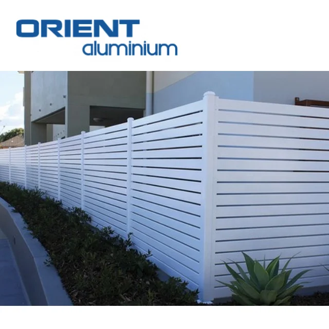 modern design aluminium fence privacy screen high quality powder coating aluminium fence panels direct factory