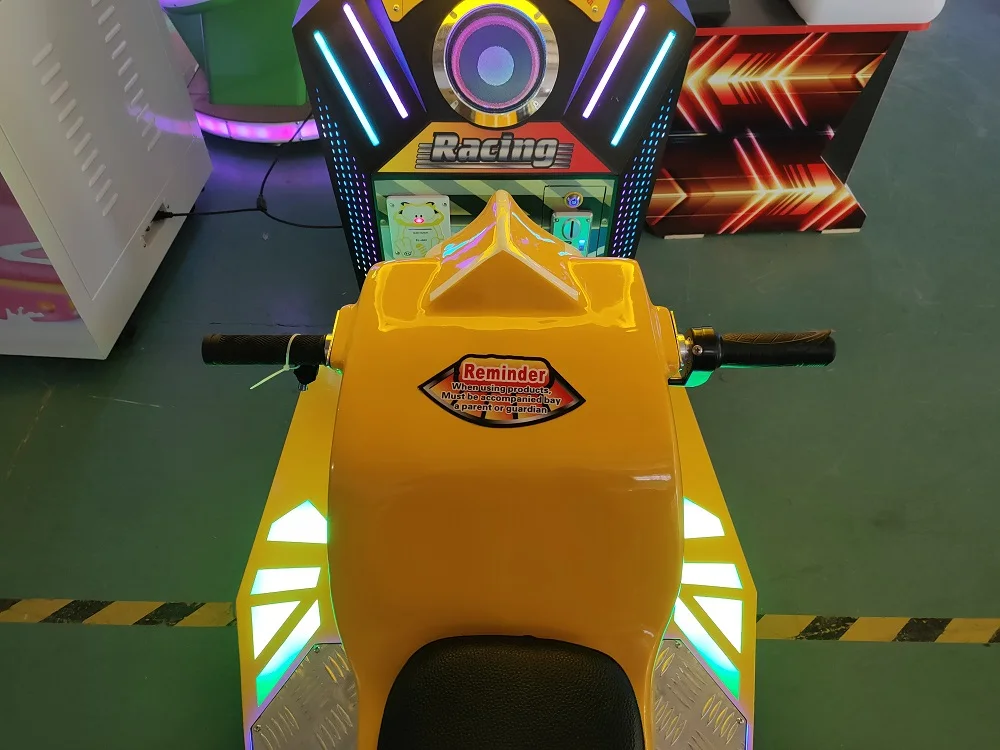 Coin Operated Super Bikes Crazy Motor Kiddie Rides Kid Children Child Arcade Game Machine For Sale