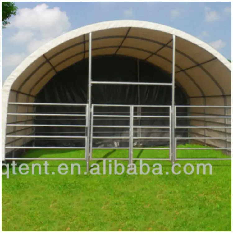 Shelter Tents For Sale Prefab Pvc Tarp Cattle Barns Sheep Animal Tent Livestock Portable Shelters