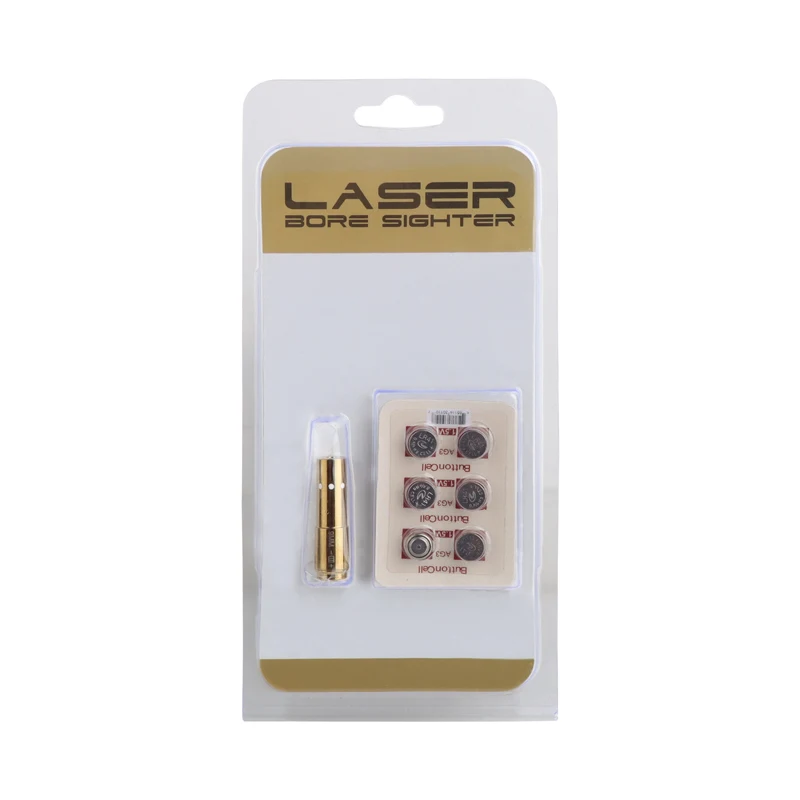 MZJ Tactical Red Laser Sight 9mm 223 5.56mm Red Laser Zeroing Sight with 2 Sets of Batteries