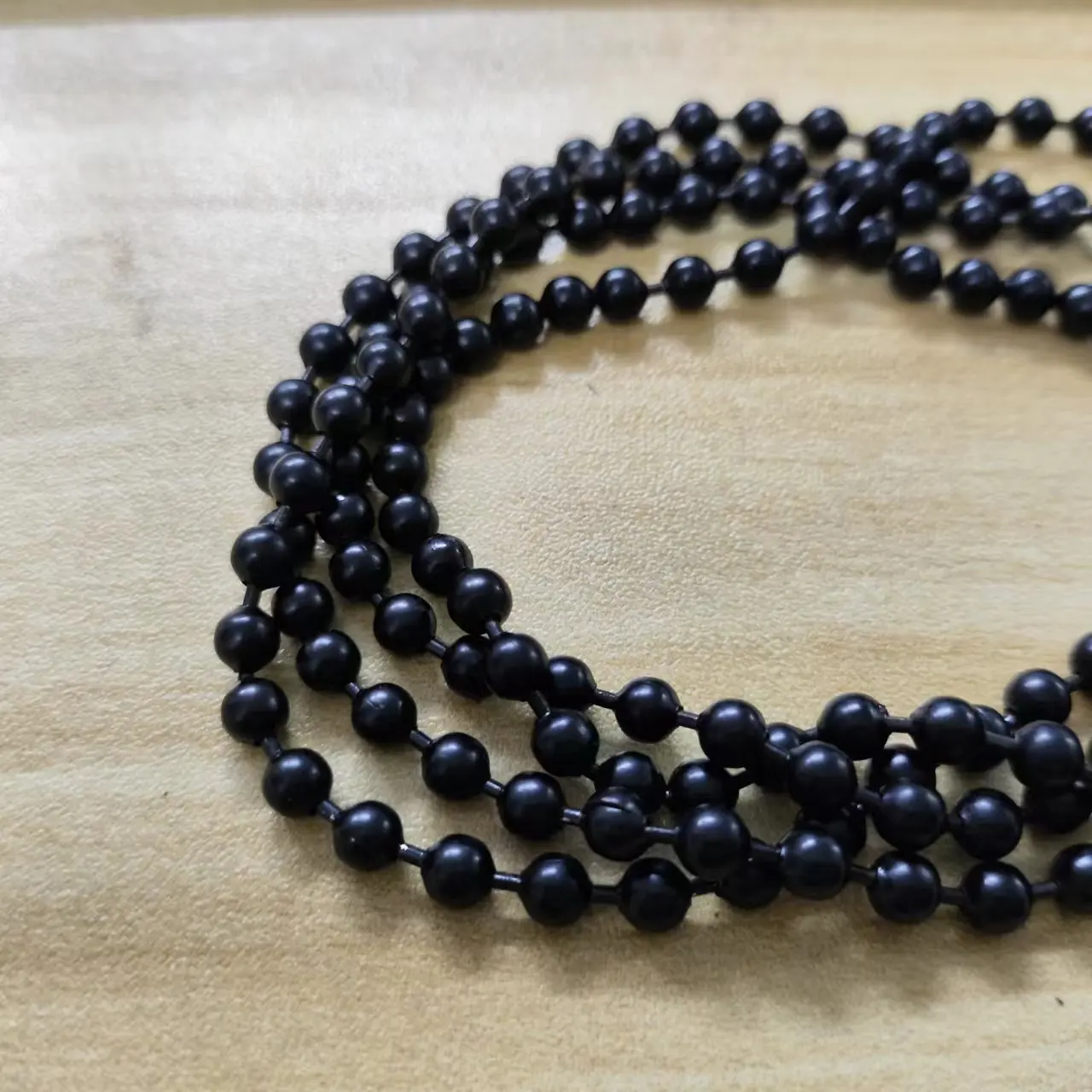 Black blinds chain ball,replaceable ball chain colored,metal ball chain for blinds