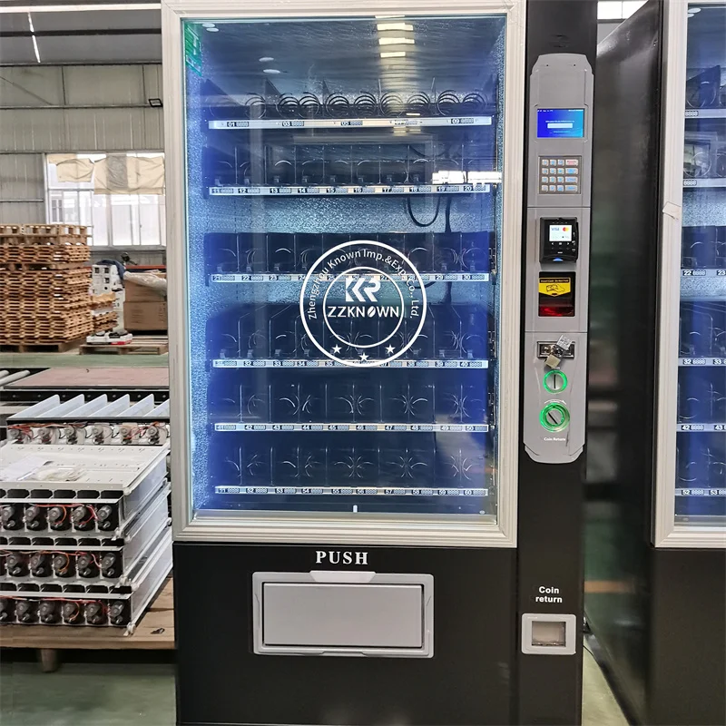 New style drink snack vending machine With Touch Screen Automatique Drink Selling Vending Machine For Drinks And Snacks