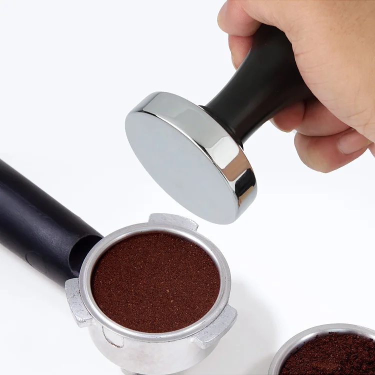 Coffee Accessories Tools 58mm Espresso Tamper Barista Coffee Tamper With Flat Stainless Steel 304 Base