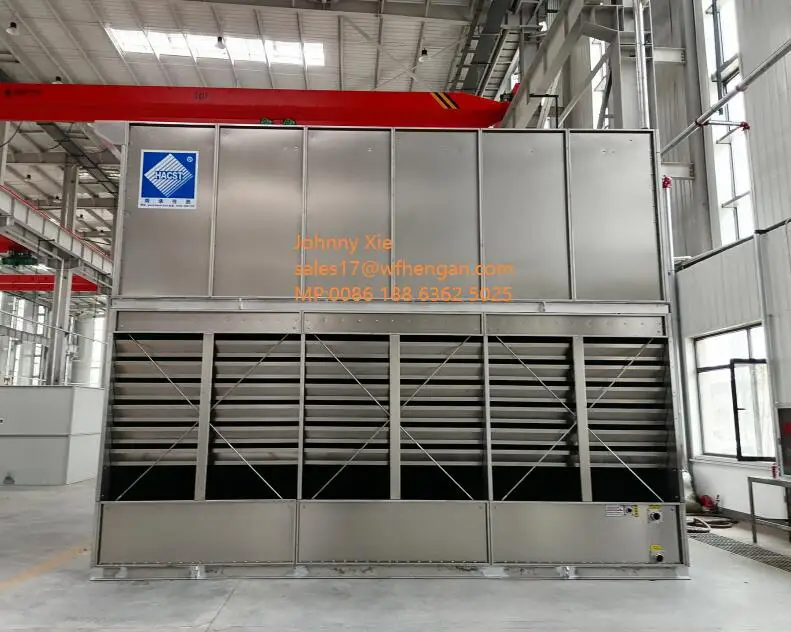Diary Plant ammonia evaporative condenser for GEA compressor cooling system