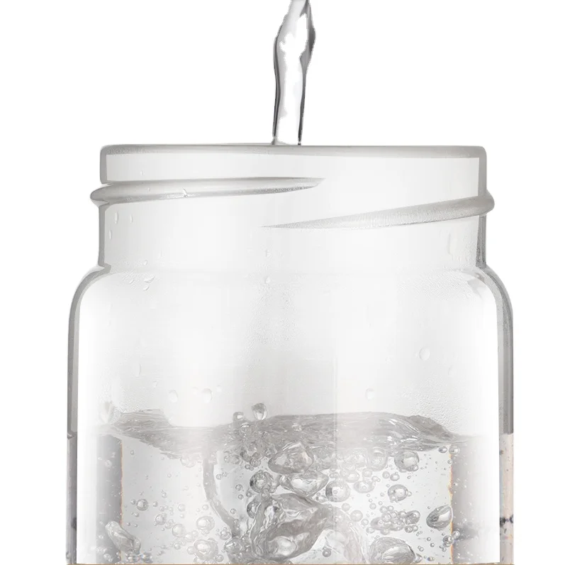 Технология портативная Высокая боросиликатная стеклянная бутылка для хранения еды Птичье гнездо