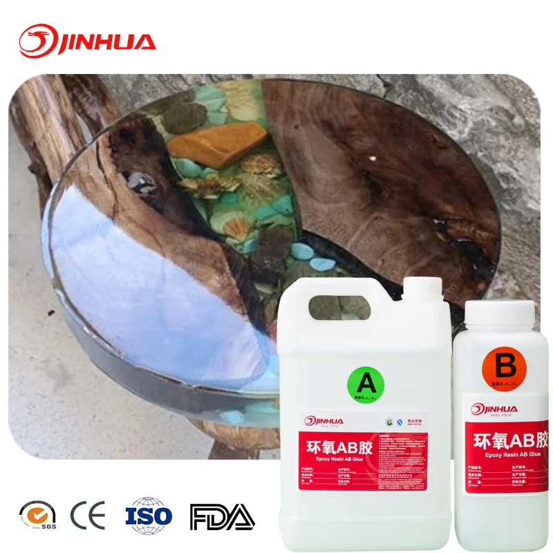 Crystal Clear Epoxy Resin for Wood Table Coating