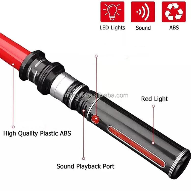 Kids War Fighting Warrior Plastic Light Up Toys Led Flashing Swords Planet Fighters Laser Sword