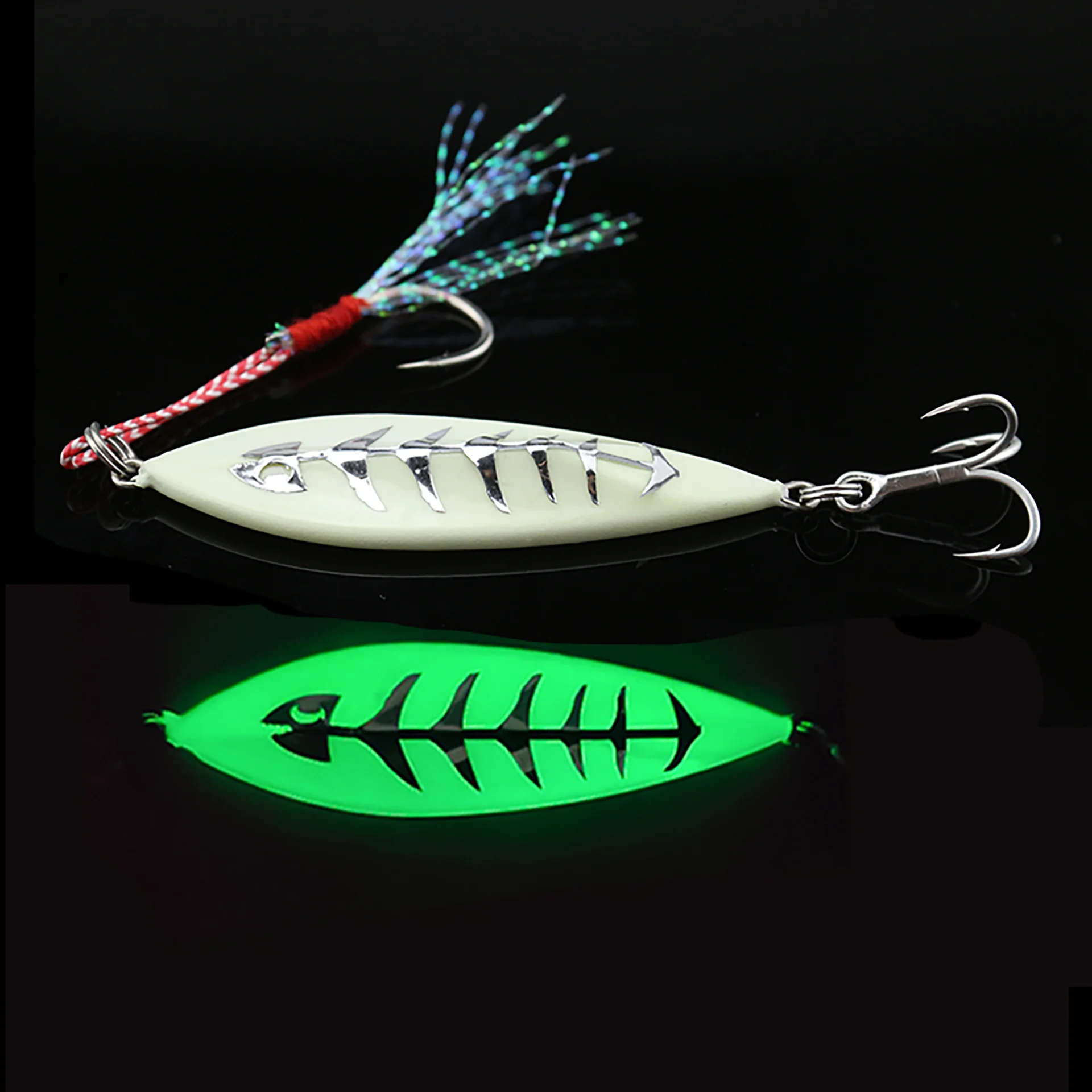  Рыболовные приманки в соленой воде с медленным шагом для троллинга воды светящиеся джиги