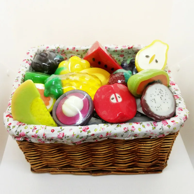 Handmade Soap Kids Cartoon Fruit Pattern Moisturizing Handmade Bath Soap Wholesale Cleansing Bath Soap