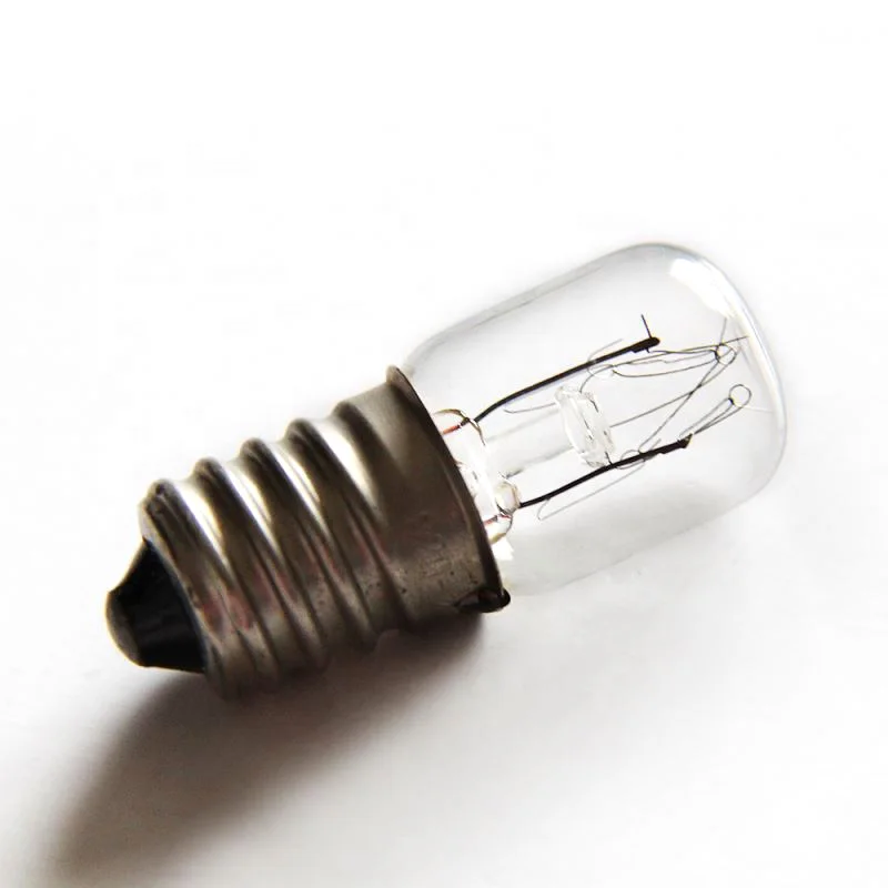 micro indicating bulb Glass Mini Incandescent Small T16 15W Clear Refrigerator Bulb