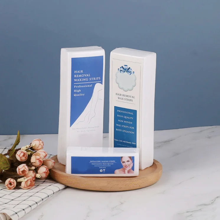 
custom brazilian disposable waxing strips hair remove facial wax paper and wax for sale 