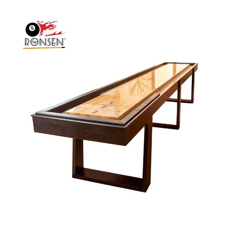 Popular 9ft/12ft/14ft/16ft/18ft/20ft/22ft Indoor or Outdoor Sports Game Shuffleboard Table for Sale in German