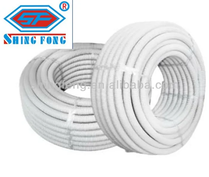 Electrical Flexible Corrugated PVC Conduit Plastic Pipe 20mm Corrugated Conduit Heavy Duty