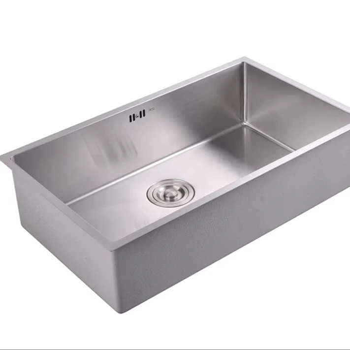 High quality and cheap Modern design stainless steel hand trough Kitchen sink Single bowl bowl bowl rectangular without faucet