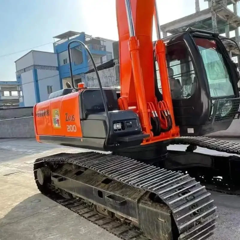 Japan original Hitachi ZX200mini excavator used construction digging machine with low fuel consumption and high efficiency