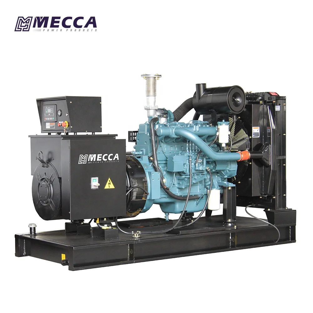 180Kva 50Hz 4 Cylinder Open Frame Low Noise Automation Type Diesel Generators