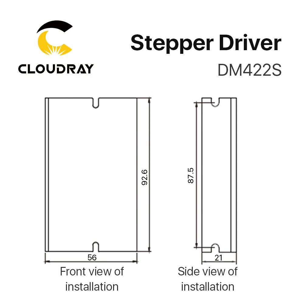  Cloudray DM61 2-фазный Драйвер шагового двигателя DM422S для гравировального